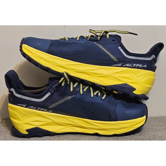 Altra Olympus 5 Men's Running Shoes Blue Yellow AL0A7R6P4451 Size 10.5 - Picture 8 of 10